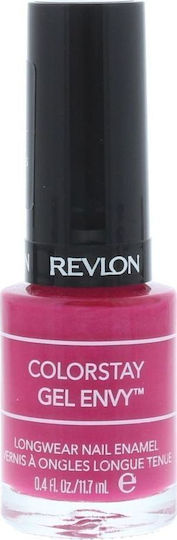 Revlon Colorstay Gel Envy Glossy Βερνίκι Νυχιών Μακράς Διαρκείας Φούξια 11.7ml