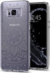 Spigen Liquid Crystal Coperta din spate Silicon Transparent (Galaxy S8+) 571CS21666