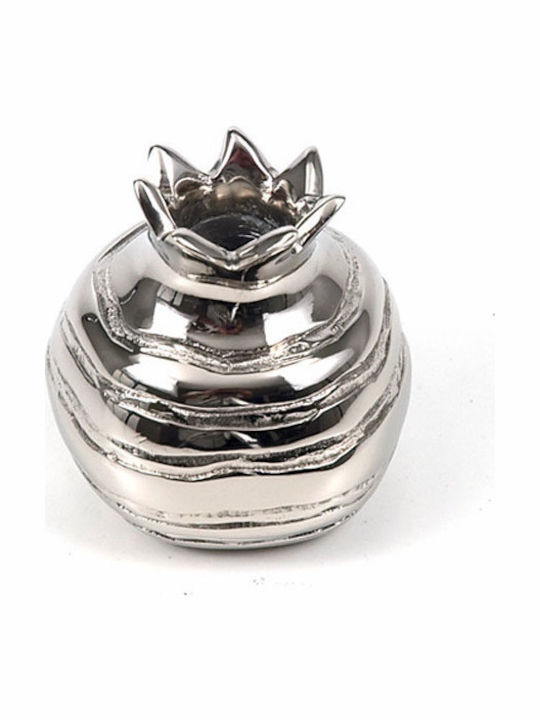 Zaros Candle Holder suitable for Tealights in Silver Color