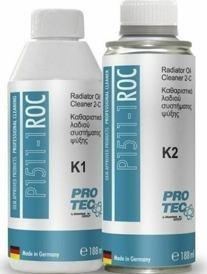 Protec Radiator Oil Cleaner 2-C Πρόσθετο Καθαριστικό Κυκλώματος Ψύξης Αυτοκινήτου 188ml