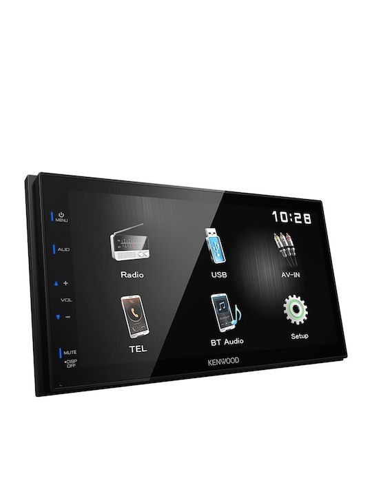 Kenwood Ηχοσύστημα Αυτοκινήτου 2DIN (Bluetooth/USB) με Οθόνη Αφής 6.8"