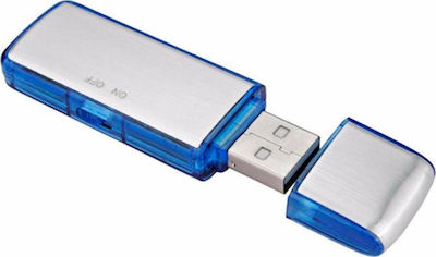 Κοριός Παρακολούθησης Χωρητικότητας 8GB USB Stick σε Ασημί Χρώμα