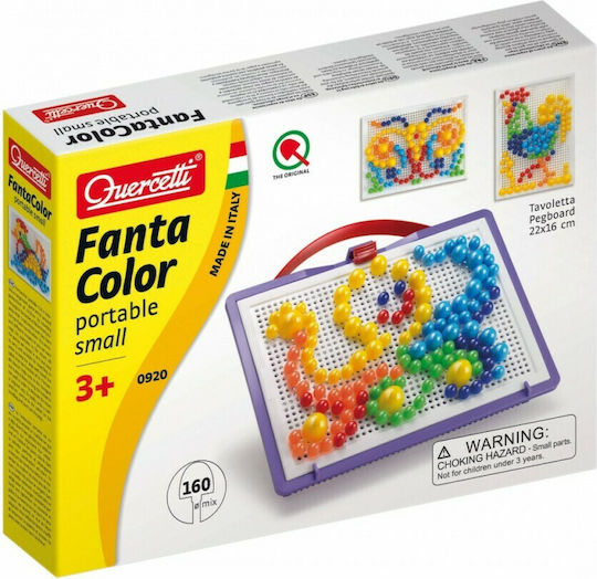 Quercetti Παιχνίδι Κατασκευών Πλαστικό Fantacolor Portable Small για Παιδιά 3+ Ετών