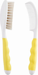 Mam Baby Brush & Comb Yellow 2pcs