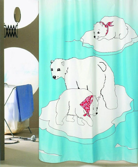San Lorentzo Bears Κουρτίνα Μπάνιου Υφασμάτινη 180x200 cm Color