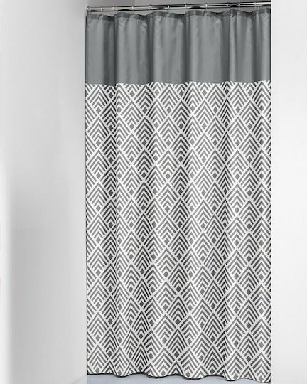 Sealskin Angoli Κουρτίνα Μπάνιου Υφασμάτινη 180x200 cm Γκρι