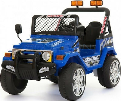Παιδικό Ηλεκτροκίνητο Αυτοκίνητο Διθέσιο με Τηλεκοντρόλ Τύπου Jeep Wrangler 12 Volt Μπλε