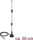 DeLock LTE Antenna TS-9 12480 Εξωτερική Κεραία 4G Πανκατευθυντική 3dBi με σύνδεση BNC