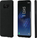 Pitaka Plus Kevlar Body 0.65mm Back Cover Aramid Fiber Black (Galaxy S8+) KS8001S