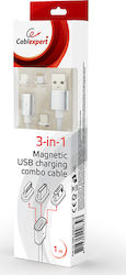 Cablexpert USB zu Lightning / Typ-C / Micro-USB Kabel 1m CC-USB2-AMLM31-1M Cablexpert USB zu Lightning / Typ-C / Micro-USB Kabel 1m CC-USB2-AMLM31-1M