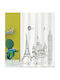 San Lorentzo Tour Fabric Shower Curtain 180x180cm White 1845