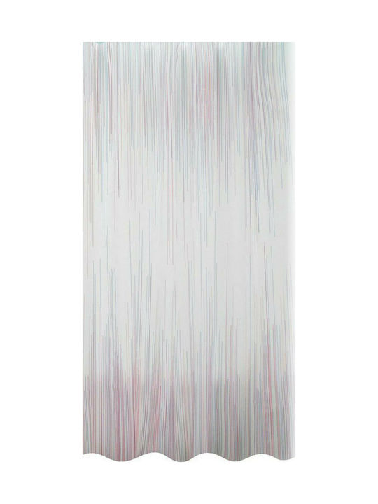 Palamaiki Lines Shower Curtain 180x200cm Pink