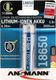 Ansmann Rechargable Battery 18650 Li-ion 2600mAh 3.6V 1pcs