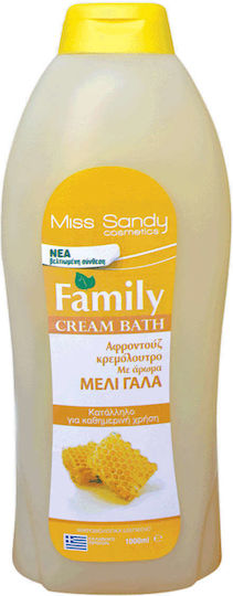 Miss Sandy Family Bubble Bath Honey Milk Creamy Bubble Bath with Honey 1000ml