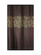 San Lorentzo Poem Fabric Shower Curtain 180x200cm Purple 1756