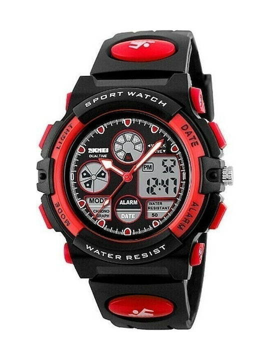 Skmei Kids Analog Watch AD with Rubber/Plastic Strap Red