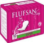 Flufsan Lady Super Γυναικείες Σερβιέτες Ακράτειας 10τμχ