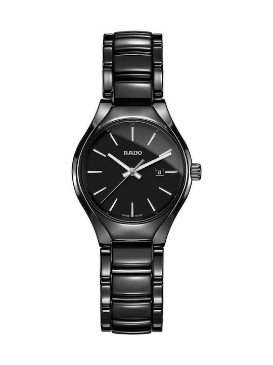 Rado Watch with Black Metal Bracelet 11100593015