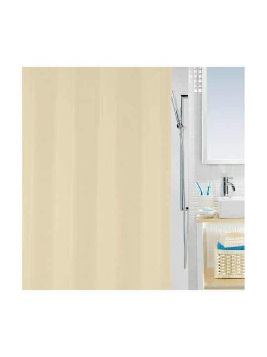 Spirella Bio Shower Curtain 180x200cm Beige