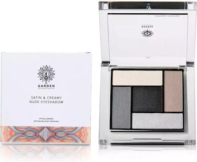 Garden Satin & Creamy Nude Eyeshadow Eye Shadow Palette in Solid Form No1 6gr