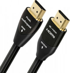 Audioquest Pearl HDMI 2.0 Flat HDMI male - HDMI male 1m Μαύρο Audioquest Pearl HDMI 2.0 Flat HDMI male - HDMI male 1m Μαύρο