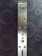 Sanitec Shower Column with Hydromassage 165cm Silver