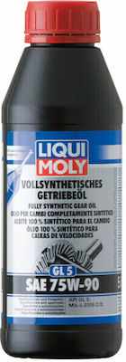 Liqui Moly Fully Synthetic Gear Oil (GL5) 75W-90 Transmission Fluid 1lt