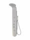 Crown 103149 Duschsäule mit Hydromassage 158cm Weiße