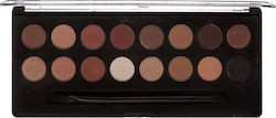 Technic Pro Finish Eye Shadow Palette in Solid Form Toffee 16gr