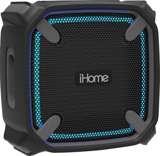 iHome iBT371 Waterproof Bluetooth Speaker 5W with Battery Life up to 8 hours Black