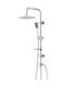 Tema Rain Plus Krom Adjustable Shower Column without Mixer 85cm Silver