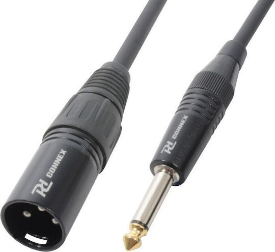 Power Dynamics Cable XLR Male - 6.3mm Male Black 8m 176.634