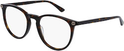 Gucci Damen Acetat Brillengestell Braun Schildp...