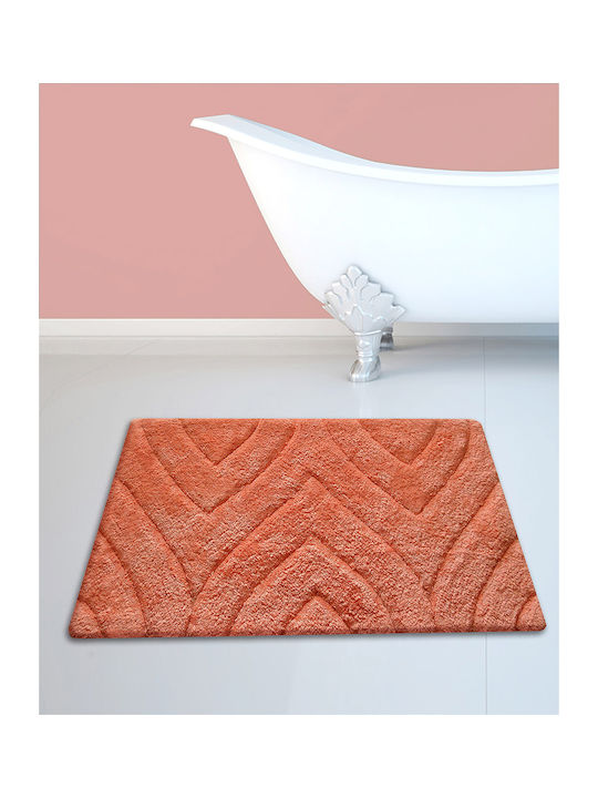 San Lorentzo Bath Mat Cotton 105 Orange 50x80cm