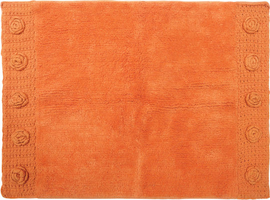 Das Home Бански килим Памук Правоъгълена 530 420760800530 Orange 60x80бр