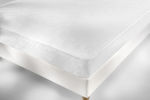 La Luna Single Waterproof Jersey Mattress Cover Fitted Flannel White 100x200+35cm