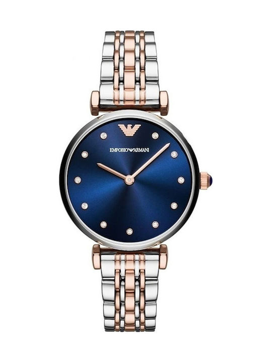 Emporio Armani Women's Watch with Silver Metal Bracelet