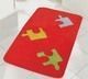 San Lorentzo Bath Mat Puzzle 1558 Red 50x80cm