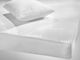 Nima Protective Cover King Size Waterproof with Skirt Jacquard White 180x200+30cm