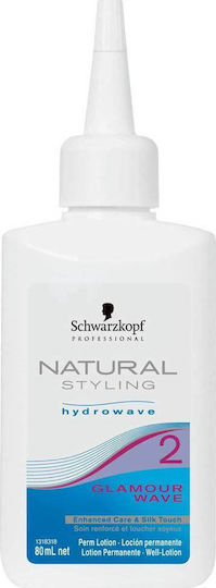 Schwarzkopf Λοσιόν Περμανάντ Natural Styling Hydrowave Glamour Wave Νο.2 80ml