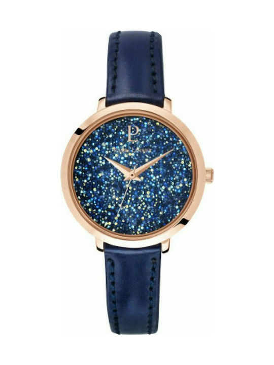 Pierre Lannier Uhr mit Blau Lederarmband 105J966