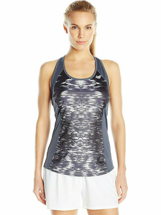 New Balance Ice Tank Women's Athletic Blouse Sleeveless White