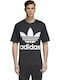 Adidas Trefoil Ανδρικό T-shirt Μαύρο με Λογότυπο