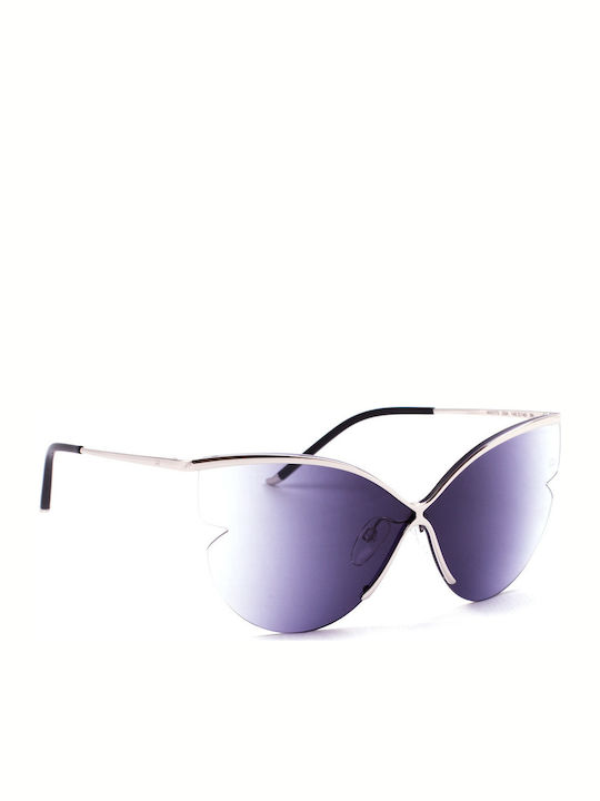 Ana Hickmann Women's Sunglasses with Silver Met...