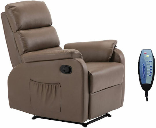 Relaxare cu Puf Comfort 74x90x98cm Cappuccino