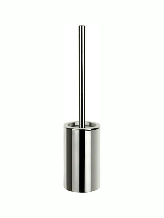 Dimitracas Tube Metallic Toilet Brush Silver