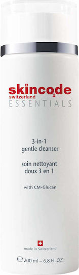 Skincode 3 in 1 Gentle Cleanser Emulsion Reinigung Gesicht 200ml