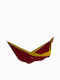 Ticket To The Moon Burgundy/Dark Yellow Parachute King Size Hammock Burgundy 320x230cm