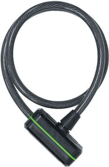 Citadel CS 80/10/K/B Bicycle Cable Lock with Key Black