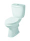 Huida Rostov Floor-Standing Toilet with Floor Trap and Flush White